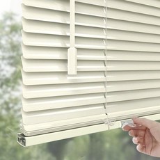 늘다온 무타공 블라인드 알루미늄 손잡이로 내리는 조절 당김 막대 스틱 커튼