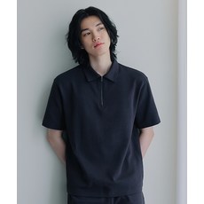 탑텐 남성 텍스쳐드 자카드 집업 폴로셔츠 MSE3TT1201