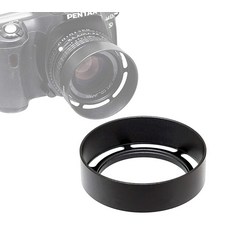 Fotasy 후지 라이카 올림푸스 파나소닉 소니용 메탈 46mm 통기성 렌즈 후드 - LV46, 49mm