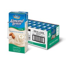 Blue Diamond 아몬드 브리즈 오리지널, 190ml, 24개