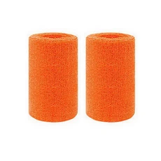 농구 타월 스포츠 손목 밴드 테니스 땀 랩 커프 2, 22 2pcs orange 11 cm