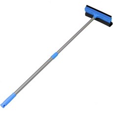 자동차 앞유리 및 가정용 텔레스코픽 폴 스퀴지 파란색