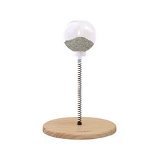 애완 동물 간식 대화 자극 누출 디스펜서 장난감 고양이, 1개, JH 기본 [소구멍 캣닢 볼] 캣닢 포함