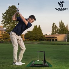 WINNER SPIRIT Real Swing 300 高爾夫揮桿練習器, 黑色, 1個