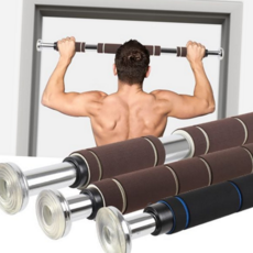 실내용 철봉 무설치 턱걸이 가정용 문틀 철봉 홈트 풀업 밴드 그립, S-302 단축철봉 블루, 1개