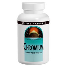 SOURCE NATURALS Chromium錠 200mcg, 1組