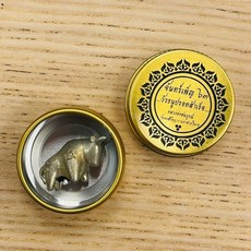 龍波宋奔 2563年 擋降牛 鉛材質 - 擋煞 避險 防小人, 1個