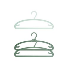 IKEA 이케아 SLIBB 슬립 옷걸이 그린 3개입