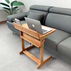 로포텐 리마 원목 소파 침대 사이드테이블 이동식 간이 보조 미니 테이블, 600
