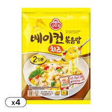 오뚜기 맛있는 베이컨치즈볶음밥 450g, 4개