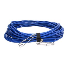 낚시에 적합한 뛰어난 부유식 디자인의 유연한 PVC 해양 부력 로프, Blue, 20m