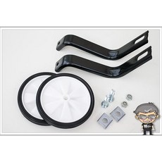 酷榮單車 童車輔助輪 12吋 20吋 可調式單速車用輔助輪, 1個, 紅色