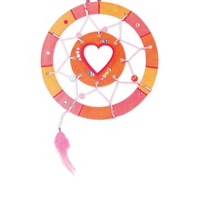 하트 드림캐쳐 만들기 1개 바다유리 드림캐쳐DIY 쏙템