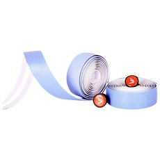 내마모성 자전거 그립 테이프 충격 방지 자전거 핸들바 테이프, 1세트, White and purple