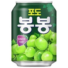 해태음료 포도봉봉 238ml x 24캔 포도봉봉 해태봉봉 포도음료