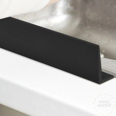 씽크대물막이 L자형 실리콘 물막이 5 블랙