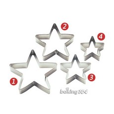 美國 Wilton 惠爾通 星星切模 餅乾切模 翻糖切模 糖霜餅乾 WT2308-1215, 1個