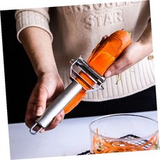 주방 당근 무 오이 감자 스테인리스 날카로운 날 손잡이 편한 야채 껍질벗기기 채칼, 1개, 상세페이지 참조