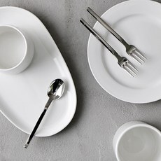 포르테 티스푼 티포크 카페 커피 디저트 브런치 과일 커트러리