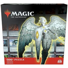 Spin Master Games 캠페인 주사위 프리미엄 주사위 투 고 RPG 및 보드 게임용 다면체 주사위 세트 보관 케이스 DND 던전 앤 드래곤 MTG 매직 더, Artifacts 500pc Puzzle