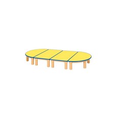 안전 영.유아책상(원목다리)-H290, 분홍