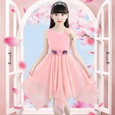 女童連衣裙夏裝兒童洋氣裙子夏季小女孩公主紗裙 副廠商品