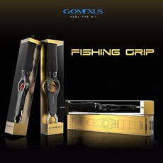 Gomexus 控魚器 鋁合金抓魚鉗 釣魚鉗, 黑金, 1個