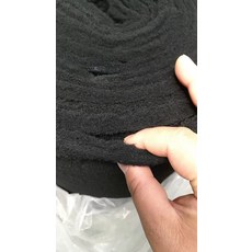 카본 필터 스폰지 먼지 섬유 공기청정기 커버 냉기 블록, 활성탄 섬유 면 1mx1mx10mm, 기본 색상