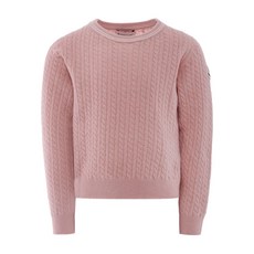 몽클레르 앙팡 케이블 니트 울 스웨터