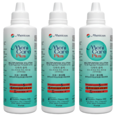 메니콘 메니케어 플러스 하드렌즈 드림렌즈 다목적액, 3개, 250ml
