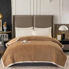 블랙 담요 단색 우유 벨벳 격자 무늬 소파 싱글 더블 퀸 킹, B.150x200cm