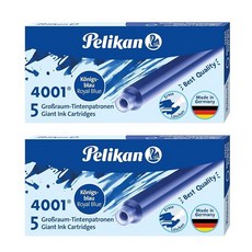 Pelikan 페리칸 카트리지 잉크 로열 블루 2박스 세트(5개 1박스) GTP/5 정규 수입품
