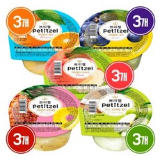 쁘띠첼 과일젤리 210g 밀감+포도+복숭아+파인애플+코코그린애플, 3세트