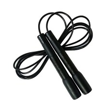 naria WHITE LABEL 防滑可調式跳繩 小號, 黑色, 1個