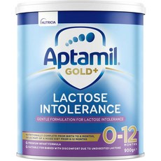 호주 압타밀 Aptamil Lactose Intolerance 0-12개월 골드+ 락토스 인톨러런스 신생아 아기 분유, 900g, 5개