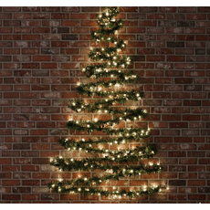 꾸기하우스 크리스마스 벽트리 조명, LED, 1개