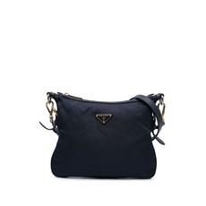 프라다 중고 2013-2026 Saffiano Trimmed Tessuto Zip Top crossbody bag