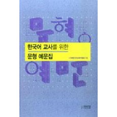 한국어 교사를 위한 문형 예문집, 박이정, 국제한국어교육자협회 저