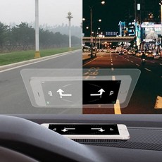 HUD 반사 필름 헤드업 디스플레이 미러링 차량용품+지알트레이딩Shop, 1–HUD필름–120x90mm