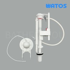 와토스 길이 높이조절 볼탑 필밸브 + 2인치 플러시밸브 마개 뚜껑 세트, 1개, 상세페이지 참조