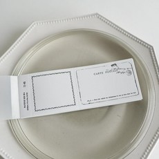 莫莫日貨 Yohaku 原創系列 2024 6月新品 活版印刷 便條紙 信件 黑 M144, 1個