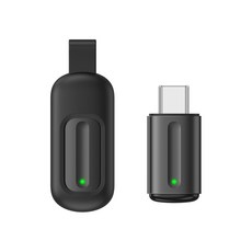 膠囊智能萬用遙控器 手機紅外線遙控器, 1個, 黑,安卓系統-Type c接口