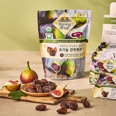 써니후르츠 유기농 건무화과 (파우치) 250g (50g X 5팩), 5개