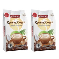 락카페 코코넛 커피 2봉 20g x 60팩 밀크 카푸치노 화이트 Rockcafe 3in1