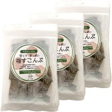 일본 쿠이신보 사무라이 콘부 다시마 간식 매실맛 40g 3팩 490485