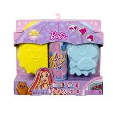 Barbie Color Reveal 驚喜造型娃娃天氣組合 25種驚喜 附配件與寵物, 1個