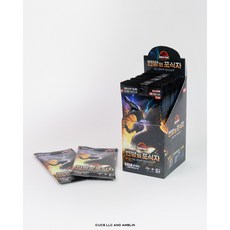 쥬라기공원 TCG 부스터팩01 변방의 포식자, 혼합색상, 1개 혼합색상, 1개
