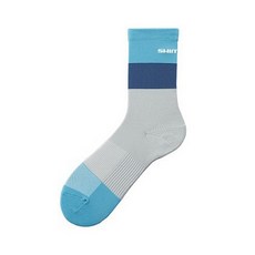 時尚單車 shimano ORIGINAL 長筒車襪 灰/薄荷綠 M/L (41- 44), 1個
