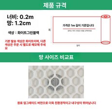 플라스틱 메쉬망 경계망 원예 울타리망 제품 그물 야외울타리 그물망 뱀망 차단망 보호망 동물방지망, 2.20cm폭 1.2cm망