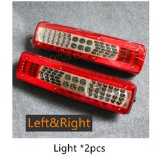 화물차 트럭 라이트 LED 테일 브레이크 정지 경고 신호등 볼보 FH 460 540 FH12 FH16 리어 램프 부저 포함 L + R 12V 24V, 1개